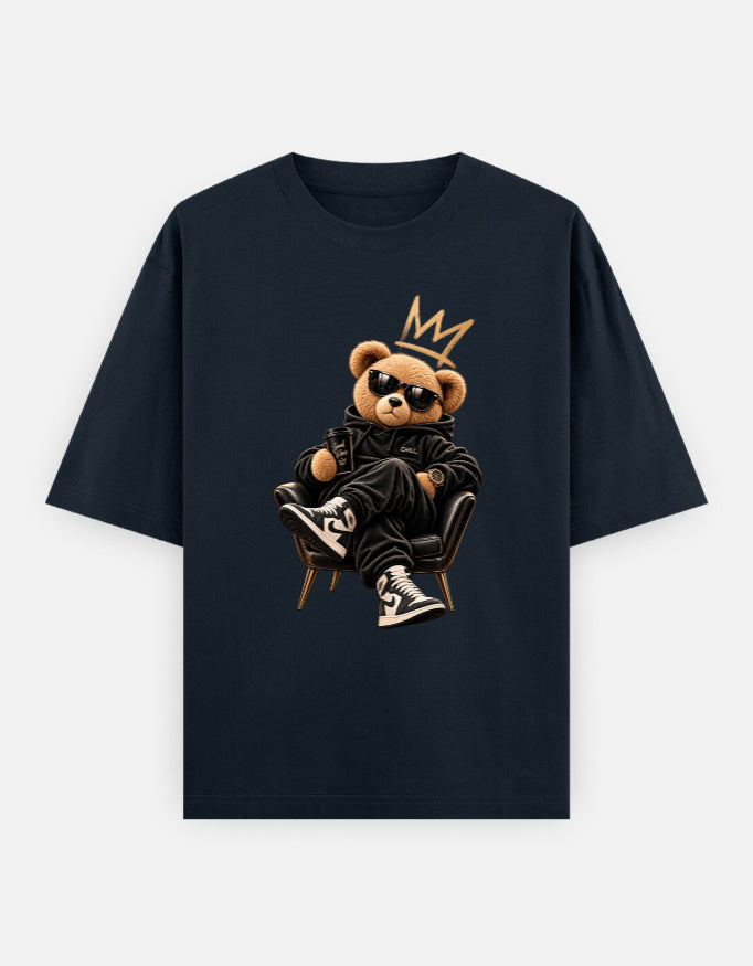 Crowned Teddy Oversized Tee